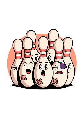 Funny Bowling Design