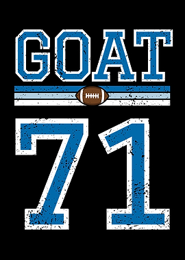 GOAT 71 Football Design