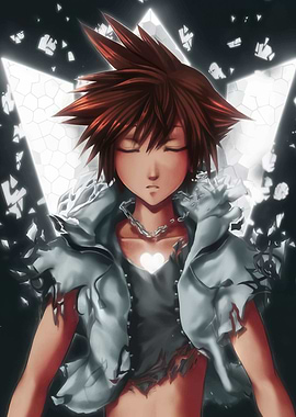 Kingdom Hearts Sora Digital Art