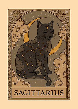 Cats Constellations - Sagittarius