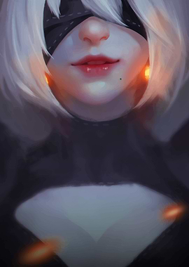 2B Nier Automata Portrait