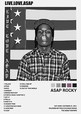 ASAP Rocky - LIVE.LOVE.ASAP Album Cover
