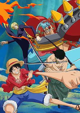 Straw Hats in Dynamic Battle
