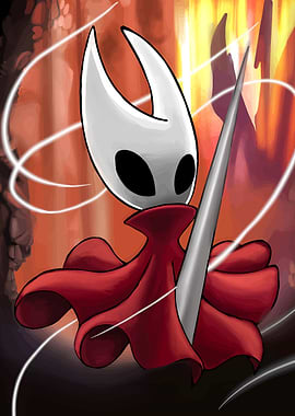 Hornet from Hollow Knight fan art