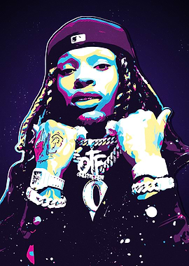 King Von Pop Art Portrait