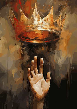 Reaching for Royalty: Crown and Hand