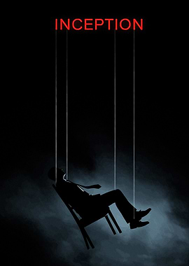 Inception Movie Poster Silhouette