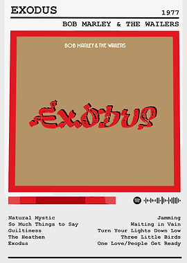 Bob Marley Exodus Album Cover Art