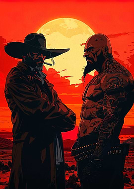 Western Showdown: Cowboy vs. Brawler