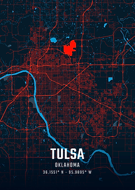 Tulsa City Map