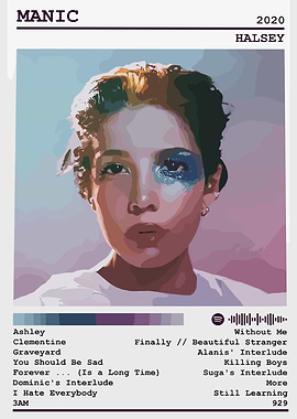 Halsey - Manic Album Cover Art