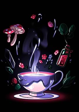 Magical Tea Cup Still Life