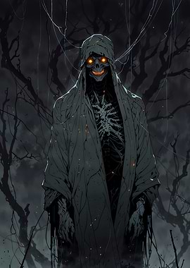 Undead Reaper in the Ember Woods