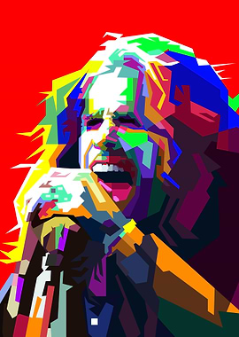 Steven Tyler Classic Rock Art Portrait