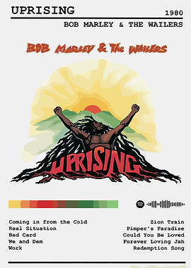 Bob Marley Uprising Album Cover Art