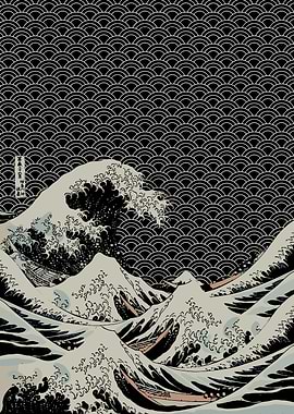 Great Wave Kanagawa Pattern