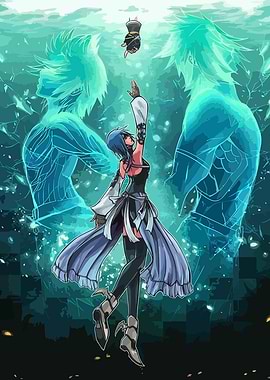 Aqua Reaching for Terra's Hand