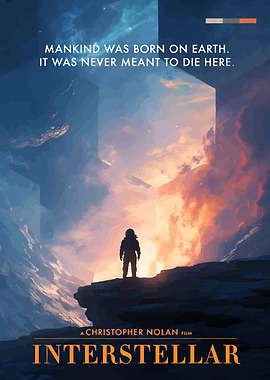 Interstellar Movie Poster Art