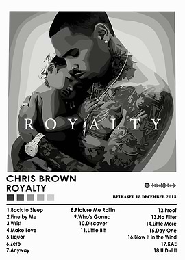 Chris Brown Royalty Album Cover Art