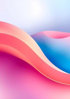 Abstract Colorful Waves