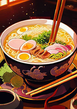 Delicious Ramen Bowl