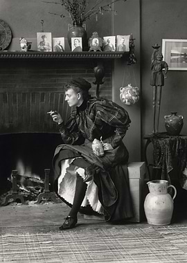 Frances Benjamin Johnston Self Portrait
