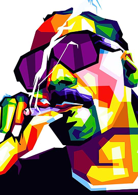 Snoop Dogg Pop Art Portrait