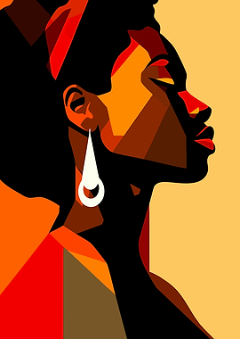 Abstract Portrait of a Woman