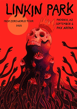 Linkin Park From Zero World Tour Poster