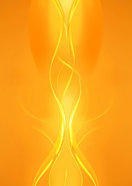 Abstract Orange and Yellow Swirls