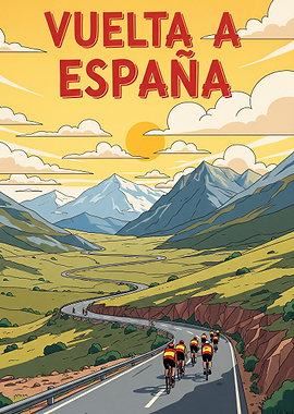 Vuelta a España Cycling Landscape