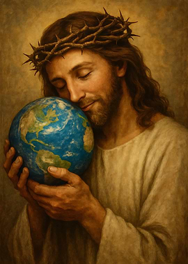 Jesus Christ Holding the Earth