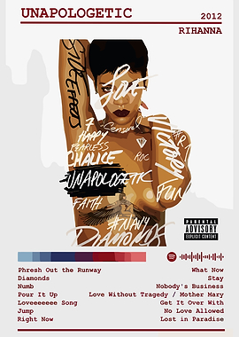 Rihanna - Unapologetic Album Cover