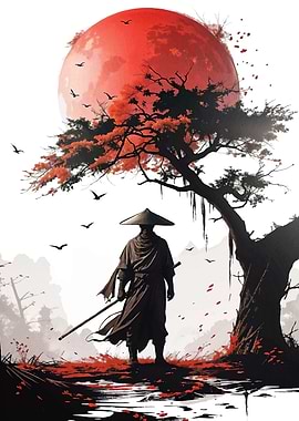 Samurai Red Moon