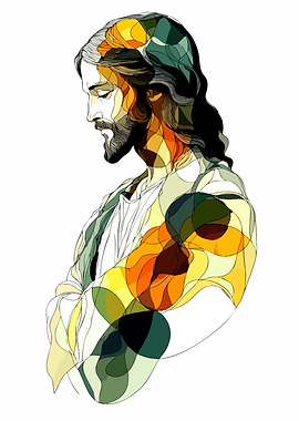 Jesus Christ Abstract Portrait