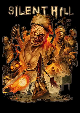 Silent Hill Game Poster Art