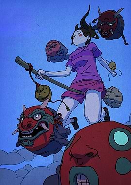 Spirited Away Inspired Digital Art