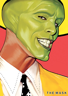 The Green Mask Portrait