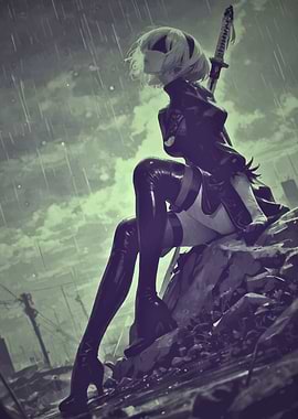 2B in the rain