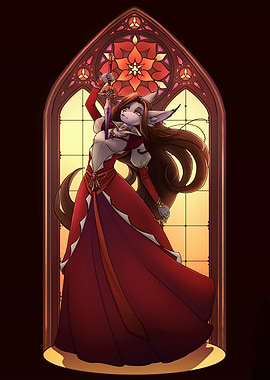 Furry Warrior Princess with Sword