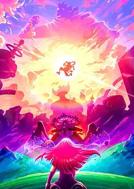 Nika Fantasy Landscape with Heroine