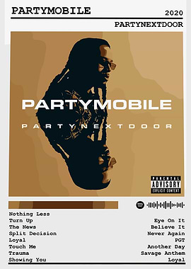 PARTYNEXTDOOR - PARTYMOBILE Album Cover