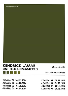 Kendrick Lamar - Untitled Unmastered Album
