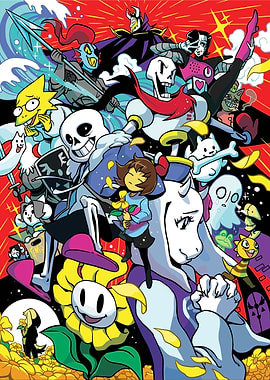 Undertale characters Collage