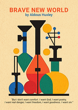 Brave New World Book Cover Art