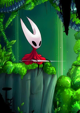 Hornet from Hollow Knight illustration