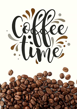Coffee Time with Coffee Beans