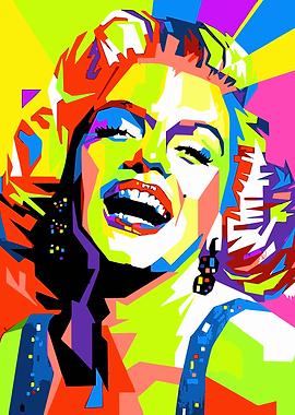 Marilyn Monroe Pop Art Portrait