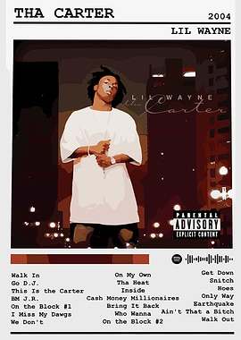 Tha Carter - Lil Wayne Album Cover