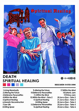 Death - Spiritual Healing Album Cover